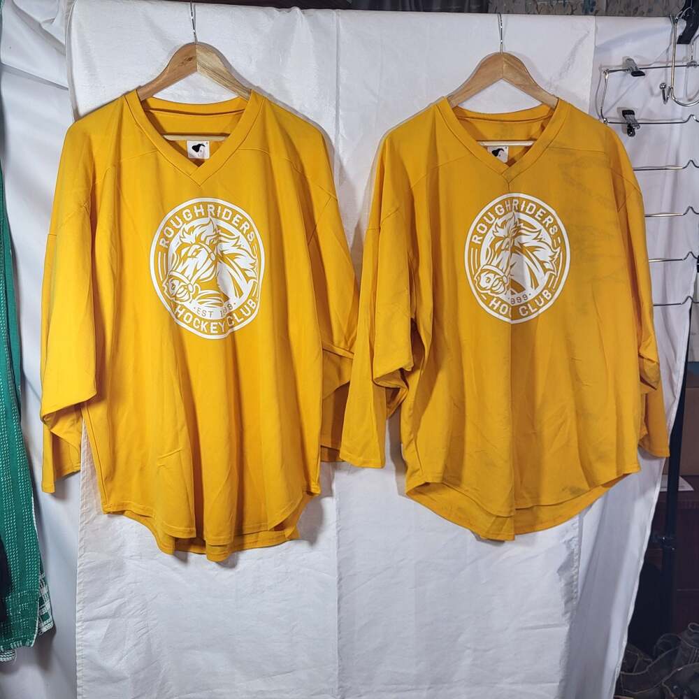 Set of 2, Wear The Pear Roughriders Hockey Club Jersey Size L